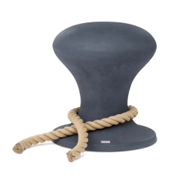 Σκαμπό Hamburger Hocker 240001 38x43cm Grey Philippi