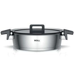 Σωτέζα Αντικολλητική Με Καπάκι Concept 828NC 28cm 4,8lt Inox Woll 28cm Ανοξείδωτο Ατσάλι