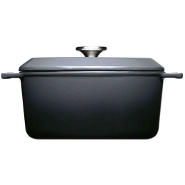Κατσαρόλα Μαντεμένια Επισμαλτωμένη Iron 124CI-030 24cm 4,2lt Grey Woll 24cm Μαντέμι