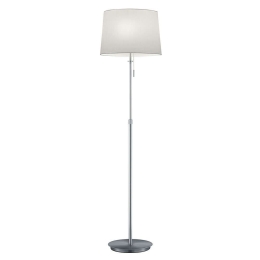 Φωτιστικό Δαπέδου Lyon 409100307 D46x138 - 180cm Nickel Trio Lighting Μέταλλο,Ύφασμα