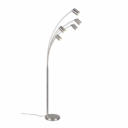 Φωτιστικό Δαπέδου Marley 412400507 80x55x200cm 5xGU10 10W Nickel Trio Lighting