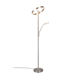 Φωτιστικό Δαπέδου Willis 449510207 40x180cm 39W/5,5W Nickel Trio Lighting