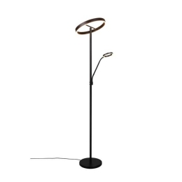 Φωτιστικό Δαπέδου Willis 449510232 40x180cm 39W/5,5W Black Trio Lighting