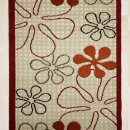 Πατάκι Cayenne 507 Beige-Red/I 70X150cm