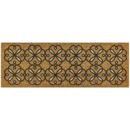 Πατάκι Εισόδου Finesse 155 Lisbon 26X75cm Beige-Black Sdim 26X75