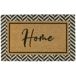 Πατάκι Εισόδου Freestyle XL 460 Home Herringbone 50X80cm Black-White Sdim 50X80