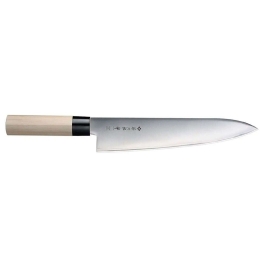 Μαχαίρι Chef Zen FD-566 27cm Natural-Chrome Tojiro Ατσάλι,Ξύλο