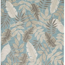 Χαλί Garden 65256C Blue-Beige New Plan 133X190cm