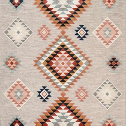 Χαλί Garden 65510B Grey-Multi New Plan 190X290cm