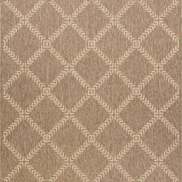 Χαλί Ethnik 2012C Brown-Caramel Beige New Plan 160X230cm