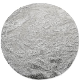 Χαλί Puffy Fc6 Round Light Grey New Plan 160X160 Round