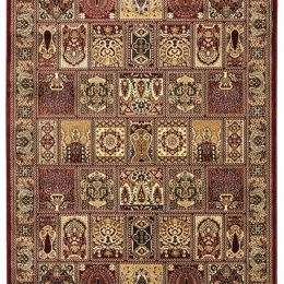 Χαλί Persia 6283 Burgundy Με Κρόσσι New Plan 200X290cm