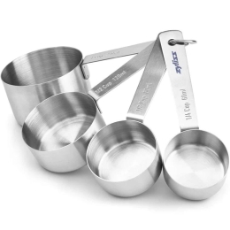 Μεζούρες (Σετ 4Τμχ) E970056 Inox Zyliss Ανοξείδωτο Ατσάλι