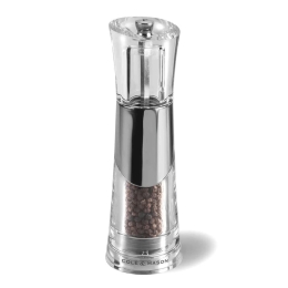 Μύλος Πιπεριού Bobbi Precision H57271P 18,5cm Clear-Chrome Cole & Mason Acrylic