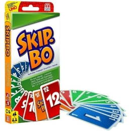 Επιτραπέζιο Παιχνίδι Skip Bo 52370 Για 2-6 Παίκτες Multi Mattel