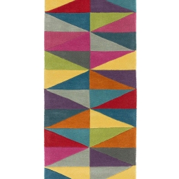 Χαλί Funk Triangles Multi Asiatic London 70X200cm