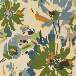 Χαλί Reef Floral RF11 Green-Multi Asiatic London 120X170cm