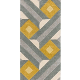 Χαλί Reef Motif RF01 Ochre-Grey Asiatic London 66X200cm