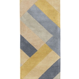 Χαλί Reef Big Zig RF02 Ochre-Grey Asiatic London 66X200cm
