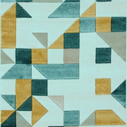Χαλί Sketch SK03 Shapes Green Asiatic London 120X170cm