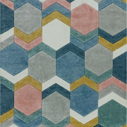 Χαλί Sketch SK10 Hexagon Multi Asiatic London 160X230cm