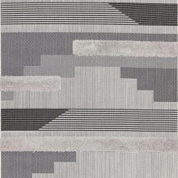 Χαλί Monty MN05 Geometric Black-Grey Asiatic London 200X290cm