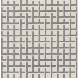 Χαλί Antibes Grid White-Grey Asiatic London 160X230cm