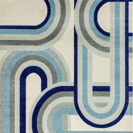 Χαλί Nova Retro NV30 Blue Asiatic London 200X290cm