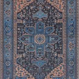 Χαλί Kaya KY14 Niki Blue-Gold Asiatic London 120X170cm