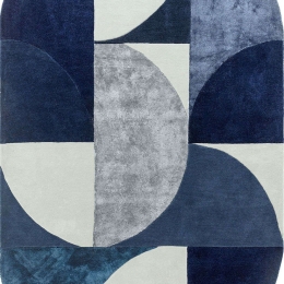 Χαλί Matrix 74 Oval Indigo Asiatic London 200X300cm