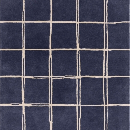 Χαλί Albany Grid Marine Asiatic London 200X290cm