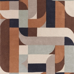 Χαλί Matrix 88 Klotski Terracotta Asiatic London 120X170cm