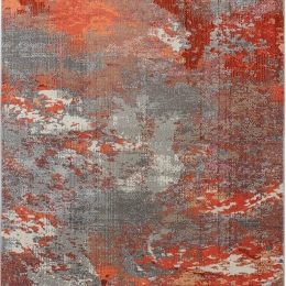 Χαλί Colores Cloud C012 Magma Terracotta-Grey Asiatic London 160X230cm