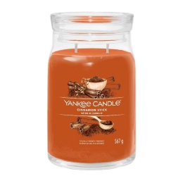 Αρωματικό Κερί Cinnamon Stick 1701372E Large 9,3x15,7cm Orange Yankee Candle Κερί