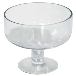 Διακοσμητικό Κουπ 15-00-5485 19,5x16cm Clear Marhome Γυαλί