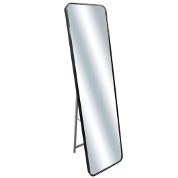 Καθρέπτης Δαπέδου Ορθογώνιος 15-00-23366-2 40x150x4cm Black Marhome Αλουμίνιο,Γυαλί