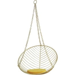 Πολυθρόνα Κρεμαστή 19-00-23374-2 101x62x81cm Gold