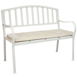 Παγκάκι 19-00-23387-1 108x52x91cm White
