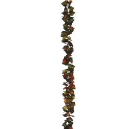 Τεχνητή Γιρλάντα Κισσός 00-00-3508-7 270cm Green-Orange Marhome Πλαστικό, Ύφασμα