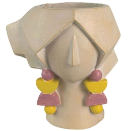 Κασπώ Πρόσωπο 06-00-24551 19,5x14,5x20cm Multi Marhome Πολυρεσίνη