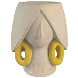 Κασπώ Πρόσωπο 06-00-24554 21x19x26cm Beige-Yellow Marhome Μαγνήσιο