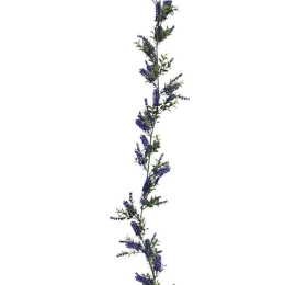 Τεχνητή Γιρλάντα Λεβάντα 00-00-1830 195cm Purple-Green Marhome Συνθετικό Υλικό