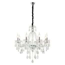 Φωτιστικό Οροφής - Πολυέλαιος Zara 023-3022 70x70x70cm Clear Artekko