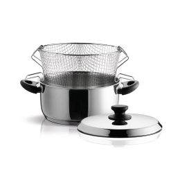 Φριτέζα Φ 24 Cm Zeon 015252401 Inox Pyramis 24cm Ανοξείδωτο Ατσάλι