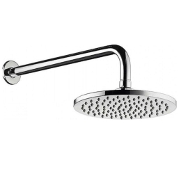 Κεφαλή Ντους Με Βραχίονα Τοίχου 090926301 Φ20cm Chrome Pyramis Μέταλλο