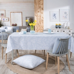 Τραπεζομάντηλο Cayo Blue Teoran 135X180cm Βαμβάκι-Πολυέστερ