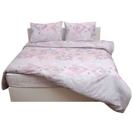 Πάπλωμα Des. 5002 Σετ 3Τμχ Grey Anna Riska Υπέρδιπλo 220x240cm 100% Βαμβάκι