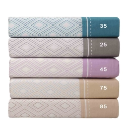 Σεντόνι Mix & Match Beige 85 Anna Riska King Size 280x270cm Χωρίς Λάστιχο 100% Βαμβάκι