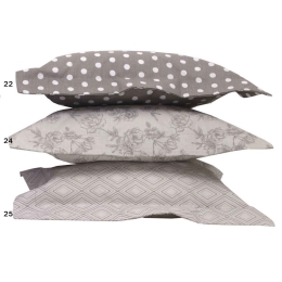 Βρεφικό Σεντόνι Baby Mix & Match 24 Grey Anna Riska Κούνιας 120x160cm Χωρίς Λάστιχο 100% Βαμβάκι