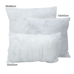 Μαξιλάρι  Γεμίσματος White Viopros 60Χ60 60x60cm Βαμβάκι-Πολυέστερ